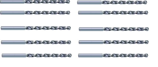 10x Gühring 219-4,2 DIN 340 W HSS RH 130° مثقاب لولبي