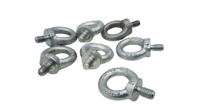 7x M8 Eye Bolt 140kg Anchor Point Galvanised