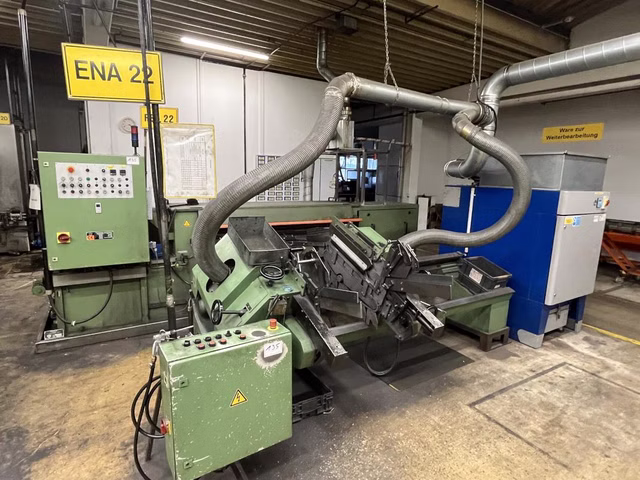 RSA NC-V 2000 Entgratmaschine + Bous Rowamat RL200 Rohrwaschanlage, Coral Filter