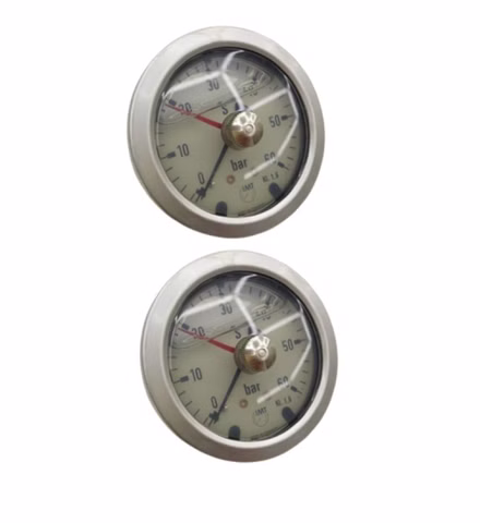 2x IMT 1453.080.022 Manometer NG63 G1/4B 0-60 bar Kl.1.6