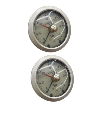 2x IMT 1453.080.022 Pressure Gauge NG63 G1/4B 0-60 bar Cl.1.6