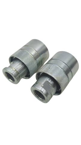 2x Hydraulic Quick Coupling Female Threaded