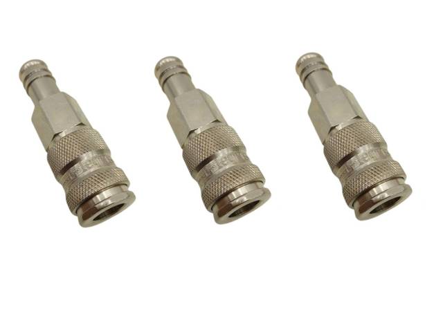 3x Legris Series 25 Quick Coupling Hose Barb