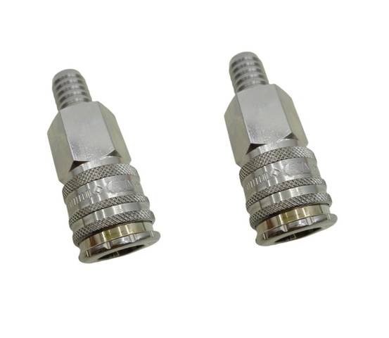 2x CEJN 411 1005 Quick Coupling Hose Tail Fluid Coupling