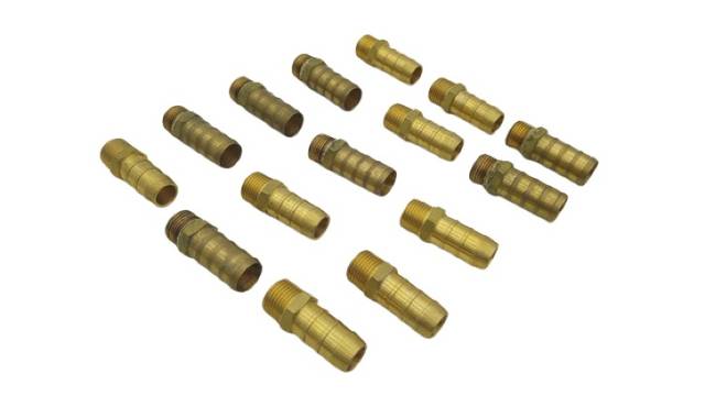 15x موصل خرطوم نحاسي بخيوط خارجية