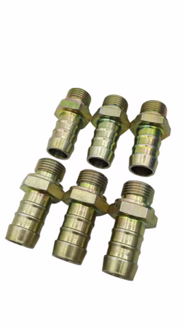 6x Außengewinde Hydraulik Schlauchanschluss