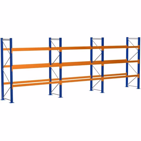 8,54 Meter Schulte Palettenregal 4 Meter Hoch Schwerlastregal 4 Ebenen