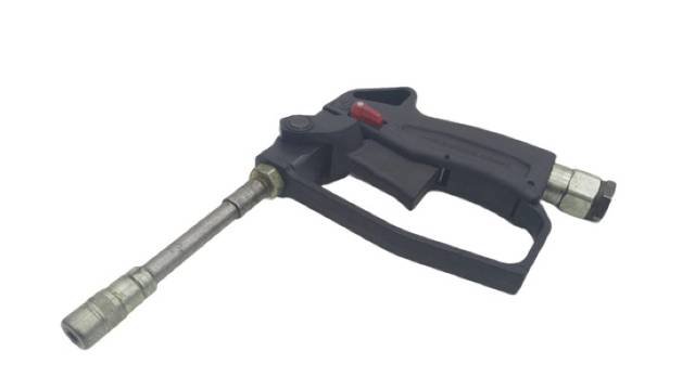 Compressed air gun, blow gun with long nozzle