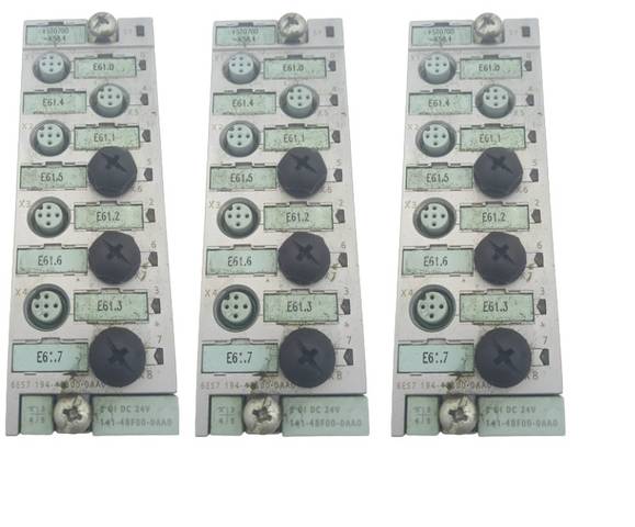 3x Siemens 6ES7194-4BD00-0AA0 ET200 PRO I/O Module