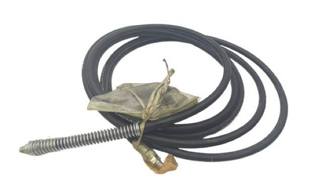 5m lubrication hose with protective spring and hose