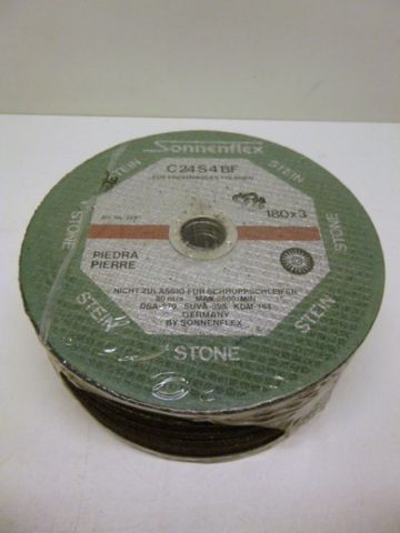 25x Sonnenflex C24S4BF Cutting Disc Flex Disc Stone 180mm 180x3 mm 8600/min