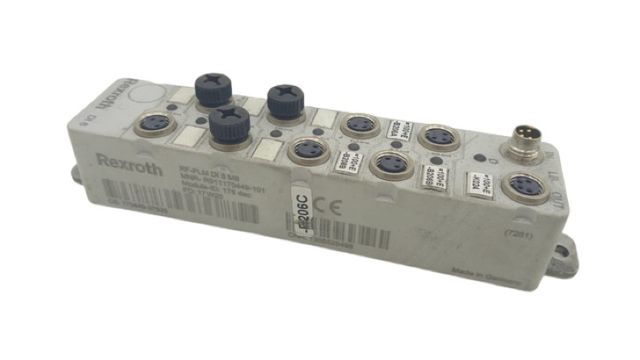 Rexroth R911170449-101 RF-FLM DI8 M8, модуль полевой шины, шинный модуль