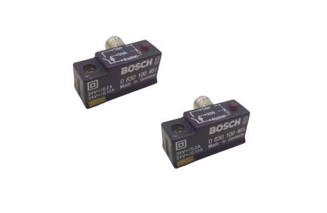 2x Bosch 0830100461 Zylinderschalter 24V M8