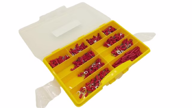 Quetschverbinder Rundsteckverbinder 0,5–1,5 mm² Rot 650er