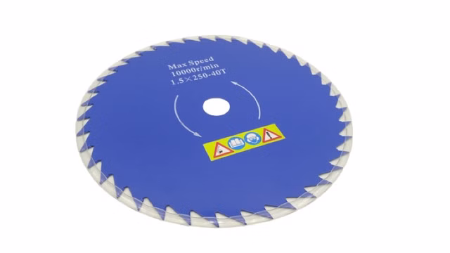 2x Kreissägeblatt 250 mm 40 Zähne Brush Cutter Blade