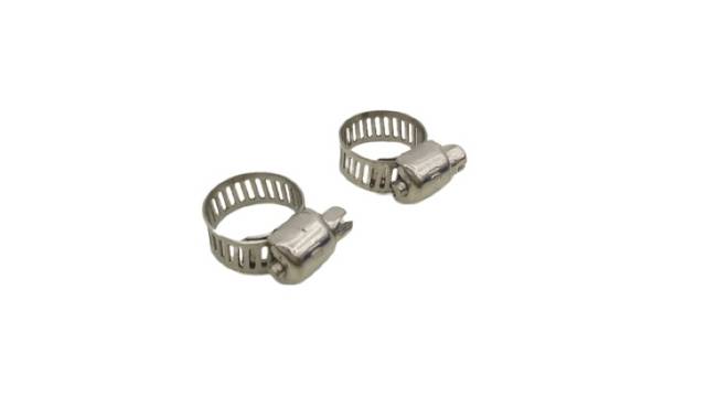 2x Hose Clamp 10-16mm Hose Connector Stainless Steel