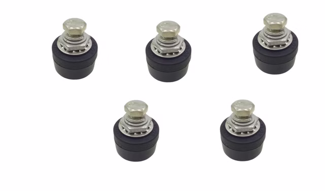 5x Einbaubuchse 9 mm Dorn 10 bis 25 mm² Schweißanschluss
