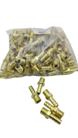 150x 9mm 1/4" BSPT Brass Hose Connector