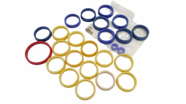 30x Set Dichtungen Hydraulik Dichtungssatz Abstreifring
