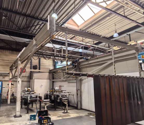 ABUS Hallenkran 500 kg Werkstattkran Krananlage inkl. ABUCompact Kettenzug