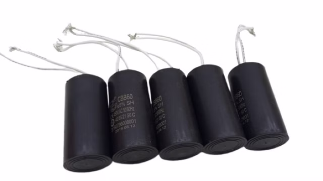 5x Dongfang CBB60 16µF 450VAC Motorkondensator 50/60Hz