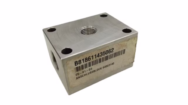 B818611435062 Anschlussblock 64003140 Metallblock