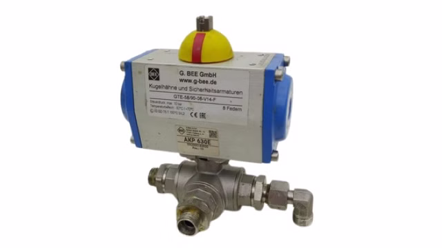 BEE AKP 630E GTE-58/90-08-V14-F 1/2" Kugelhahn Pneumatikantrieb