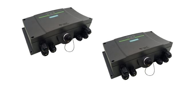 2x Siemens 6AV6671-5AE11-0AX0 Connection Box PN Plus PROFINET