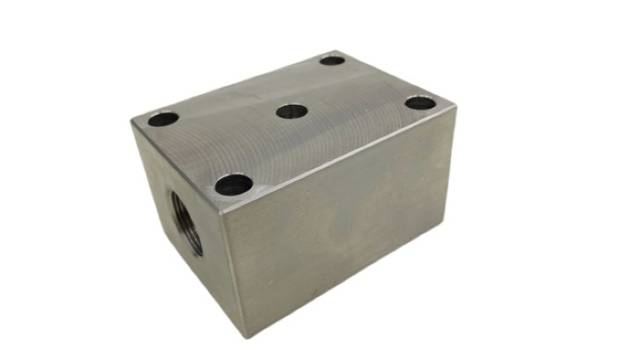 64003140 Aluminum Mounting Block With Threaded Hole