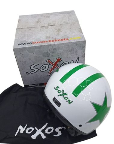 Soxon SP-301 Star Green Size XL Motorcycle Helmet SP301