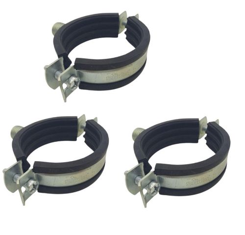 3x Sikla RATIO LS 57 to 63 mm Pipe Clamp Pipe Fastening