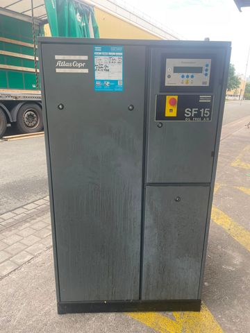 Компрессор Atlas Copco SF 15, 14.8 kW, компрессор сжатого воздуха, 8 bar, спиральный компрессор