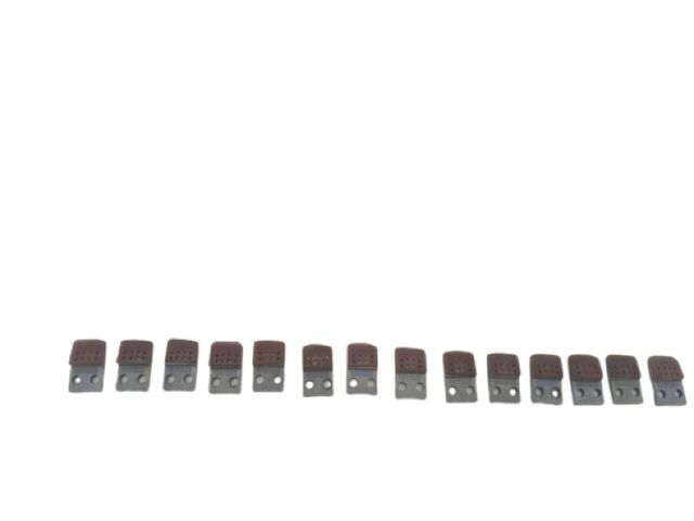 14x 10W1522 Friction Lining Brake Pad Guide Jaw Clamping Jaw