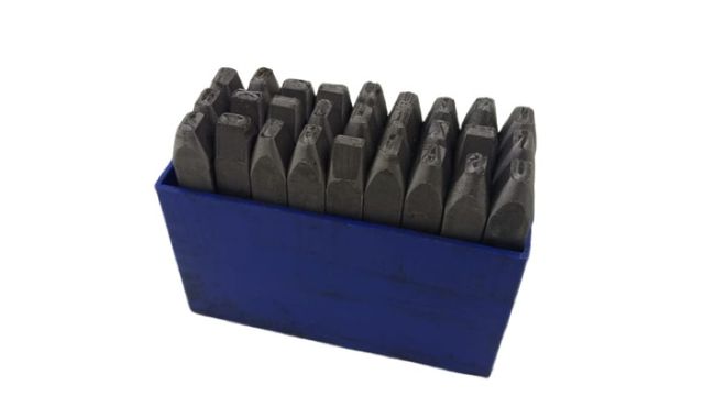Набор штамповочных букв Stolte 5mm, буквы A–Z и 27 шт.