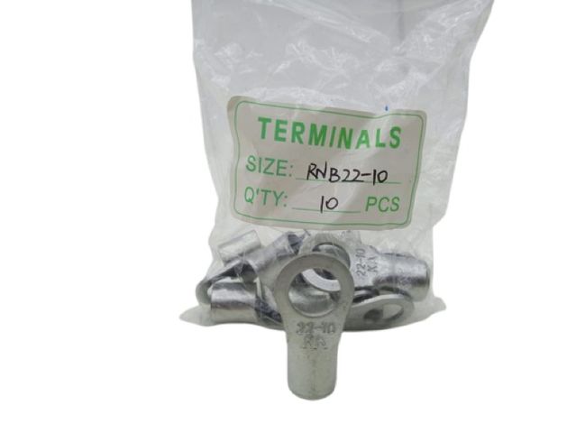 10X Cable Lug RNB 22-10 Ring Cable Lug 10 Pieces Cable Lug