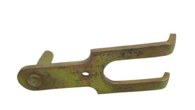 4460546 Fitting Lever Door Fitting Yellow Galvanized Lever