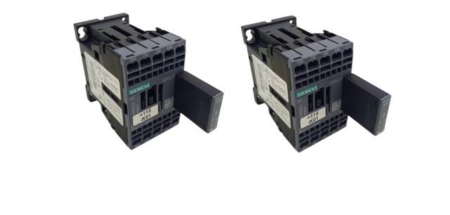 2X Siemens 3RH2131 2BB40 Auxiliary Contactor 24 V DC 3RT2916