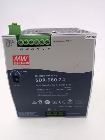 Mean Well SDR-960-24 Hutschienen-Netzteil 24V 40A 960W