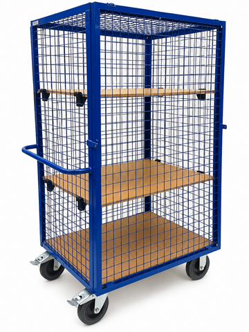 Rollcart 96956 Grid Shelving Cart 600kg 1150x750x1800mm Steel