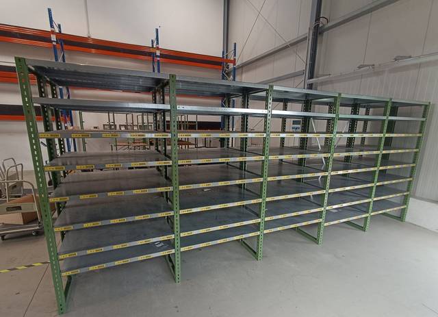 Bito shelving unit 5 m double-row shelving unit plug-in system double row storage rack