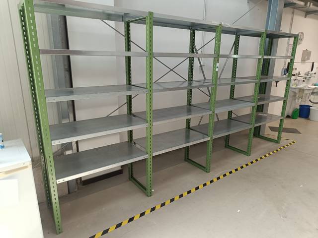 Bito Shelving Unit 4 m Plug-in System Storage Rack Rack H 1990 mm