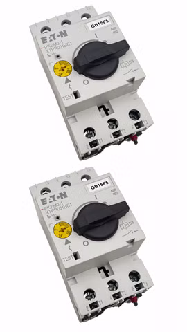 2x Eaton PKZM0 1 XTPR001BC1 Motorschutzschalter 1A