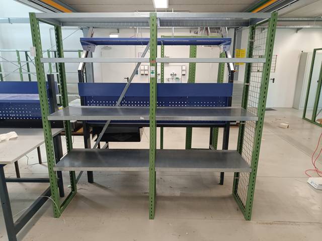 Bito Shelving Unit 2 m Plug-in System Storage Rack Plug-in Rack H 1990 mm