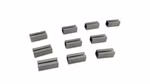 10x HOPPE Aufsteckhülse für Vierkantstift 7/8mm 524624