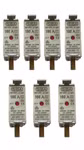 7x SIBA 2000013 NH000 Sicherung 100A Überstromschutz