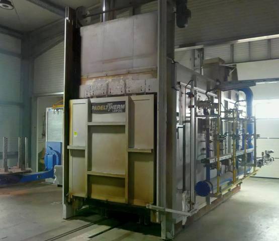 بادلتثيرم HGU 9408/800 فرن غاز هواء متداول 800°C فرن عربات الفرن فرن غرفة