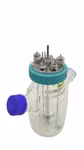 DASGIP MSP2 Glasbioreaktor Edelstahlkopfplatte