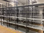 7,20 Meter Doppel Fachbodenregal mit 5 Ebenen Steckregal H 2,90 Meter 12 Felder