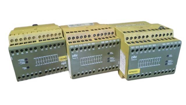 3 pieces PILZ PNOZ 10 6S 4Ö Id. no.: 774009 24VDC 4.5W safety relay