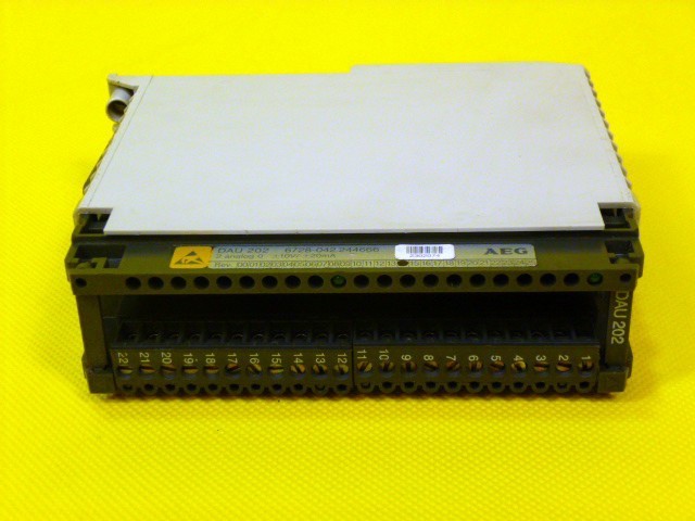 AEG Modicon DAU 202 6728-042.244666 Analog Input Module DAU202 6728042244666